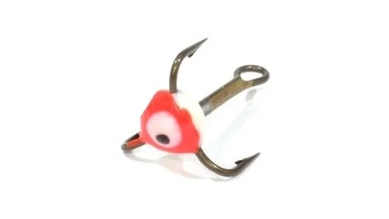 Трійники з краплею для зимової мормишки 08 / 02(FR) * 10