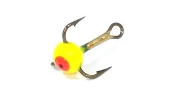 Трійники з краплею для зимової мормишки 08 / 08(Y) * 10 Трійники з краплею для зимової мормишки 08 / 08(Y) * 10