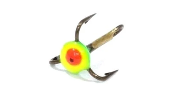 Трійники з краплею для зимової мормишки 10 / 03(GRY) * 10 Трійники з краплею для зимової мормишки 10 / 03(GRY) * 10