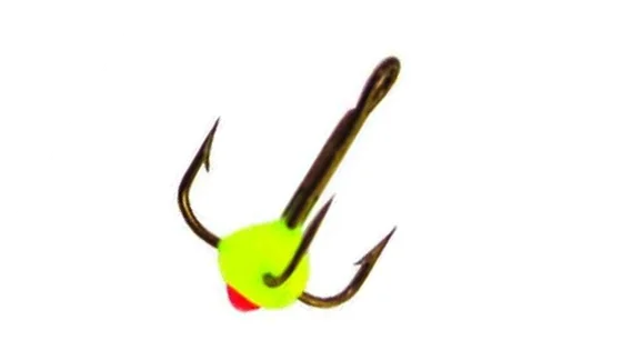 Трійники з краплею для зимової мормишки 10 / 08(Y) * 10