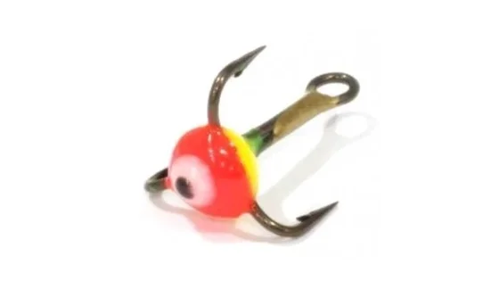 Трійники з краплею для зимової мормишки 10 / 09(YR) * 10