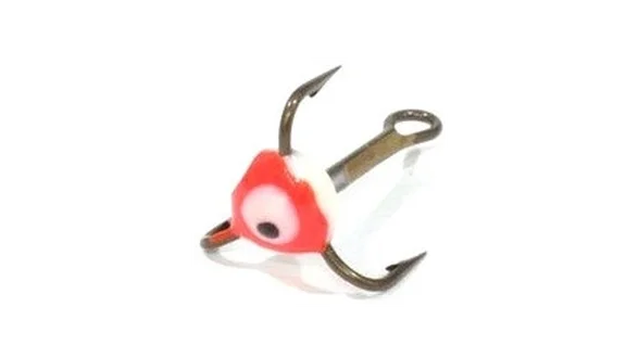 Трійники з краплею для зимової мормишки 12 / 02(FR) * 10 Трійники з краплею для зимової мормишки 12 / 02(FR) * 10