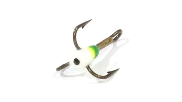 Трійники з краплею для зимової мормишки 12 / 04(GY) * 10 Трійники з краплею для зимової мормишки 12 / 04(GY) * 10