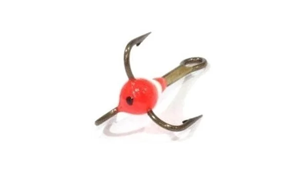 Трійники з краплею для зимової мормишки 12 / 05(RF) * 10 Трійники з краплею для зимової мормишки 12 / 05(RF) * 10