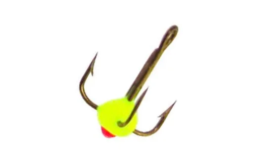 Трійники з краплею для зимової мормишки 12 / 08(Y) * 10