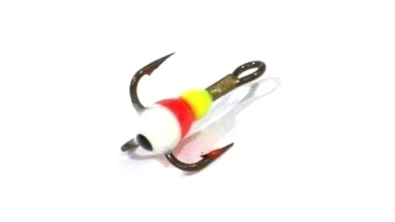 Трійники з краплею для зимової мормишки 12 / 10(YRF) * 10