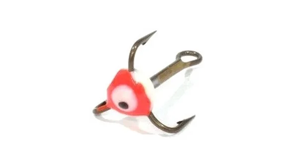 Трійники з краплею для зимової мормишки 14 / 02(FR) * 10 Трійники з краплею для зимової мормишки 14 / 02(FR) * 10