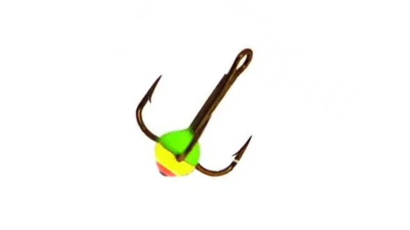 Трійники з краплею для зимової мормишки 14 / 03(GRY) * 10 Трійники з краплею для зимової мормишки 14 / 03(GRY) * 10