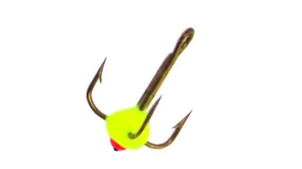 Трійники з краплею для зимової мормишки 14 / 08(Y) * 10 Трійники з краплею для зимової мормишки 14 / 08(Y) * 10