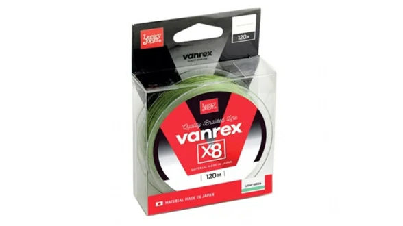 Жилка плетена Lucky John VANREX Х8 120/0,13 (інд.уп/ *10)