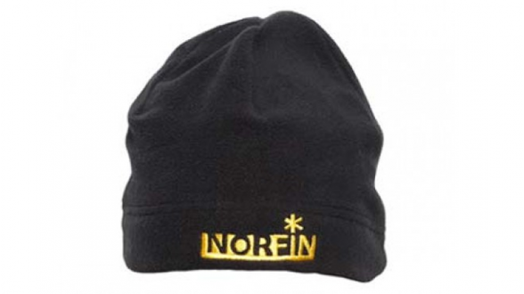 Шапка флісова Norfin FLEECE (чорна) р.XL