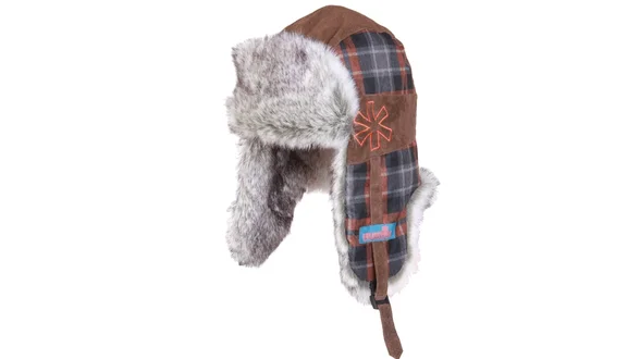 Шапка-вушанка підліткова Norfin USHANKA JUNIOR (штучне хутро / в клітинку) р.M