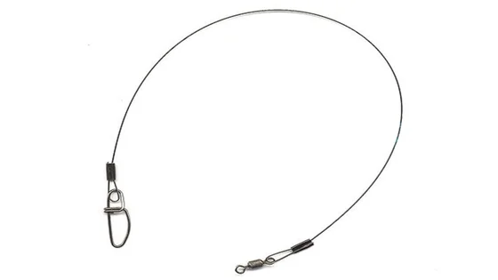 Поводок титановий LJ Pro X-TWITCH TITANIUM 15см/9кг *2