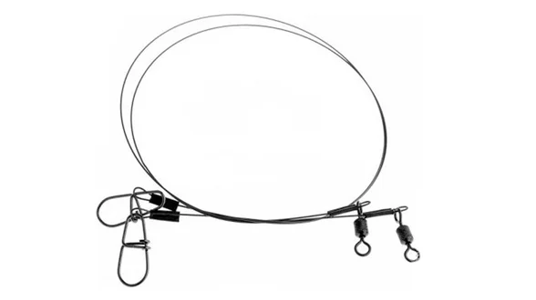 Поводок титановий LJ Pro X-TWITCH TITANIUM 15см/10кг *2 Поводок титановий LJ Pro X-TWITCH TITANIUM 15см/10кг *2