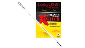Поводок титановий LJ Pro X-TWITCH TITANIUM 15см/10кг *2 Поводок титановий LJ Pro X-TWITCH TITANIUM 15см/10кг *2