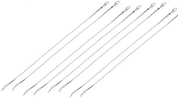 Поводки (набір) LJ SSW 1х7 (15см-23см-30см / 12кг) *72 Поводки (набір) LJ SSW 1х7 (15см-23см-30см / 12кг) *72