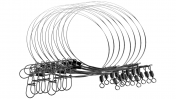Поводки (набір)  LJ SSW 1х7  (15см-23см-30см / 12кг) *72