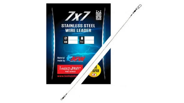 Поводки сталеві (набір) LJ Pro SSW AFW 7х7 (20см/9кг, 25см/12кг, 30см/18кг) *30 Поводки сталеві (набір) LJ Pro SSW AFW 7х7 (20см/9кг, 25см/12кг, 30см/18кг) *30