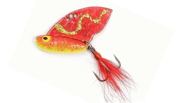 Блешня "ЦИКАДА" 7 г.гологр.покр.,хвіст-трійник-хутро TRITON Блешня "ЦИКАДА" 7 г.гологр.покр.,хвіст-трійник-хутро TRITON