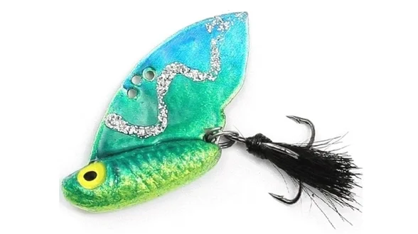 Блешня "ЦИКАДА" 14 г.гологр.покр.,хвіст-трійник-хутро TRITON Блешня "ЦИКАДА" 14 г.гологр.покр.,хвіст-трійник-хутро TRITON