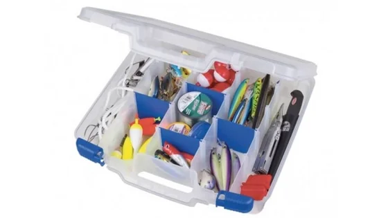 Кейс пласт. 8415 Flambeau (4 фикс.,6 зйомн.перег.) 38х37х8,9см Кейс пласт. 8415 Flambeau (4 фикс.,6 зйомн.перег.) 38х37х8,9см