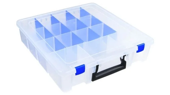 Кейс пласт. 9007 Flambeau (5 фикс.,12 зйомн.перег.) 38х35,6х8,9см Кейс пласт. 9007 Flambeau (5 фикс.,12 зйомн.перег.) 38х35,6х8,9см