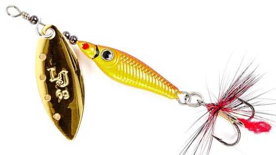 Блешня оберталка LJ TRIAN BLADE LONG 9.0г / 001 Блешня оберталка LJ TRIAN BLADE LONG 9.0г / 001