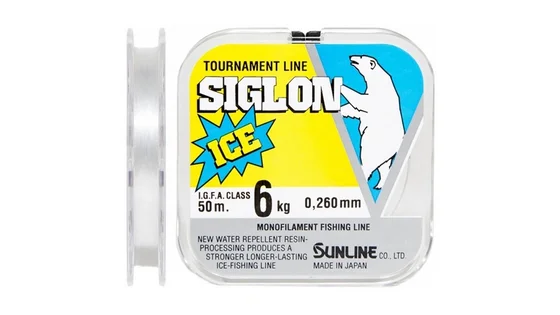 фото Жилка Sunline SIGLON ICE 50м 0.260мм 6кг 1658.03.19 | trofey.shop фото Жилка Sunline SIGLON ICE 50м 0.260мм 6кг 1658.03.19 | Трофей