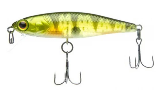 Воблер Jackall Tiny Fry 50SP 50мм 2,7г Ghost G Perch Suspending