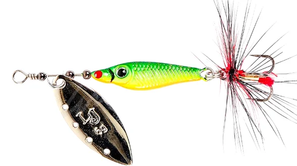 Блешня оберталка LJ TRIAN BLADE LONG 9.0г / 008