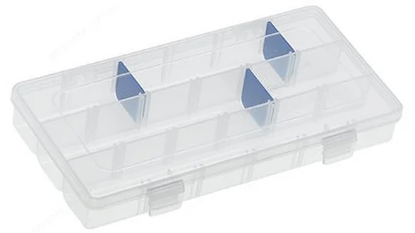 Коробка пласт. 3003 Flambeau (2 фикс.,9 зйомн.перег.) 23,2х12,7х3,5см Коробка пласт. 3003 Flambeau (2 фикс.,9 зйомн.перег.) 23,2х12,7х3,5см