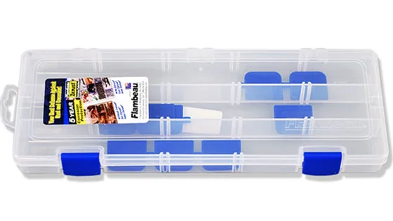 Коробка пласт. 3009UM Flambeau (2 фикс.,9 зйомн.перег.) 30,5х11,43х3,8см Коробка пласт. 3009UM Flambeau (2 фикс.,9 зйомн.перег.) 30,5х11,43х3,8см