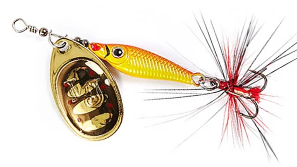 Блешня оберталка LJ TRIAN BLADE ROUND 9.0г / 001 Блешня оберталка LJ TRIAN BLADE ROUND 9.0г / 001