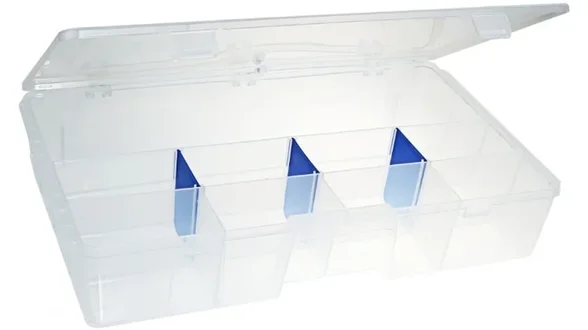 Коробка пласт. 7003R Flambeau (3 фикс.,6 зйомн.перег.) 41х24,8х7,9см Коробка пласт. 7003R Flambeau (3 фикс.,6 зйомн.перег.) 41х24,8х7,9см