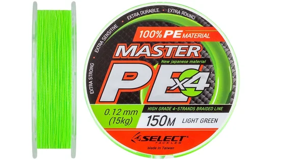 фото Шнур Select Master PE 150m (салат.) 0.12мм 15кг 1870.01.52 | trofey.shop фото Шнур Select Master PE 150m (салат.) 0.12мм 15кг 1870.01.52 | Трофей