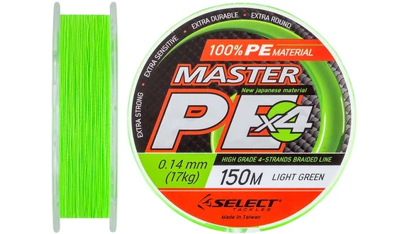 фото Шнур Select Master PE 150m (салат.) 0.14мм 17кг 1870.01.53 | Трофей