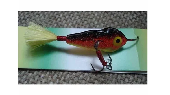 Блешня-поперечка "Катран" 20 гр. з трійником Блешня-поперечка "Катран" 20 гр. з трійником