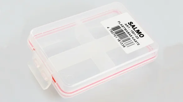 Коробка рибол. водонепроникн. Salmo WATERPROOF (4 секціі) 105×66×25 / 03 Коробка рибол. водонепроникн. Salmo WATERPROOF (4 секціі) 105×66×25 / 03