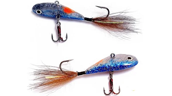 Блешня "бокоплав" 15 гр., хвіст-хутро,підвіска трійник