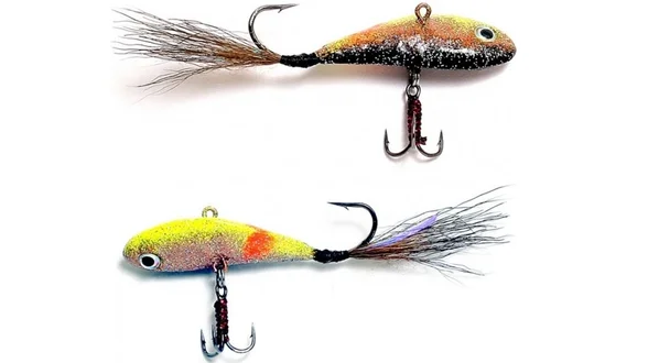 Блешня "бокоплав" 20 гр., хвіст-хутро,підвіска трійник Блешня "бокоплав" 20 гр., хвіст-хутро,підвіска трійник