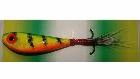 Блешня "бокоплав" 13 гр., хвіст-хутро