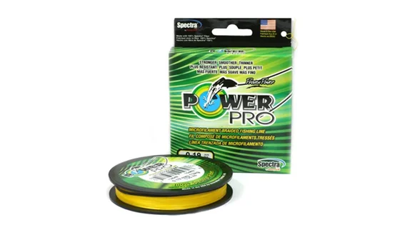 фото Шнур Power Pro 135m Hi-Vis Yellow 0.08mm 4kg/9.0lb 2266.78.51 | Трофей