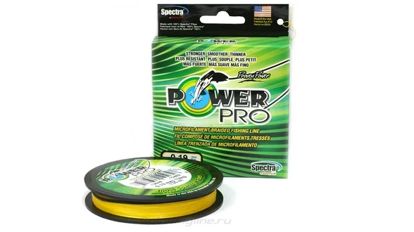 фото Шнур Power Pro 135m Hi-Vis Yellow 0.06mm 3kg/6.5lb 2266.78.50 | trofey.shop фото Шнур Power Pro 135m Hi-Vis Yellow 0.06mm 3kg/6.5lb 2266.78.50 | Трофей