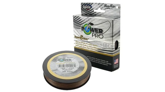 фото Шнур Power Pro Super 8 Slick 135m Timber Brown 0.13mm 8kg/18lb 2266.78.76 | Трофей