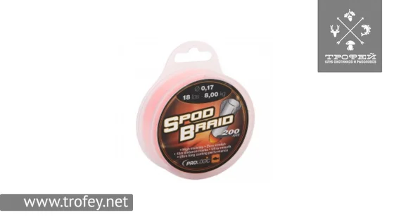 фото Шнур Prologic Spod Braid 0.17mm 18lbs 200m 1846.04.29 | trofey.shop фото Шнур Prologic Spod Braid 0.17mm 18lbs 200m 1846.04.29 | Трофей