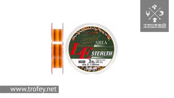 фото Леска Sunline Troutist Area LE Stealth 100m #0.6/0.128mm 1,5кг 1658.05.66 | trofey.shop фото Леска Sunline Troutist Area LE Stealth 100m #0.6/0.128mm 1,5кг 1658.05.66 | Трофей