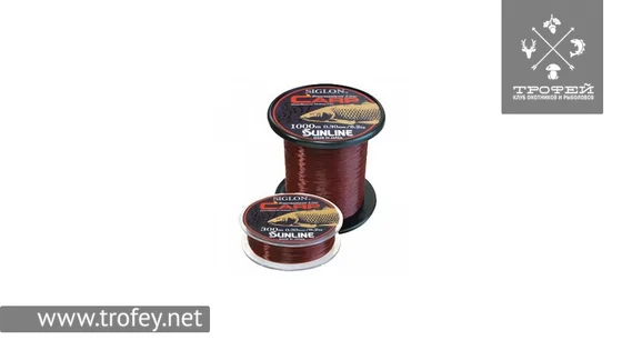 фото Леска Sunline SIGLON CARP 1000м (коричн.) 0.41мм 11кг 1658.05.74 | trofey.shop фото Леска Sunline SIGLON CARP 1000м (коричн.) 0.41мм 11кг 1658.05.74 | Трофей